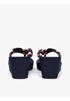 Sandalias Multicolor De Cuña Con Tiras Trenzadas Tommy Hilfiger