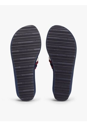 Sandalias Multicolor De Cuña Con Tiras Trenzadas Tommy Hilfiger
