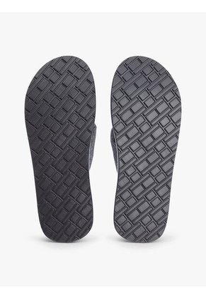 Sandalias Azul De Jacquard En Chambray De Puro Lino Tommy Hilfiger