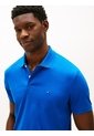 Polo Celeste De Punto Interlock De Corte Regular Tommy Hilfiger de Tommy Hilfiger