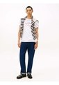 Camiseta Blanca De Cuello Redondo Con Logo Tommy Hilfiger de Tommy Hilfiger