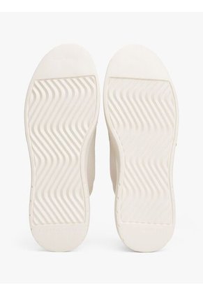 Tenis Beige De Punto Estilo Calcetín Tommy Hilfiger