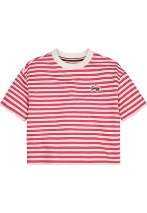 Camiseta Con Rayas Marineras Para Niña Tommy Hilfiger