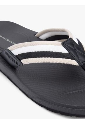 Sandalias Negro Con Plantilla Anatómica Tommy Hilfiger