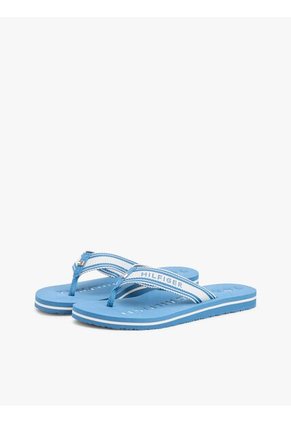 Sandalias Celeste Con Tiras De Tejido Trenzado Tommy Hilfiger
