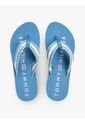 Sandalias Celeste Con Tiras De Tejido Trenzado Tommy Hilfiger de Tommy Hilfiger
