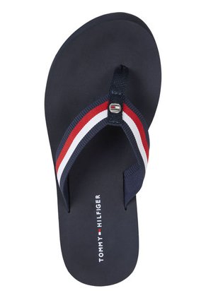 Sandalias Con Logo Mujer Negro Tommy Hilfiger