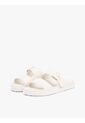 Sandalias Beige Con Tira Doble Y Logo Esmaltado Tommy Hilfiger de Tommy Hilfiger