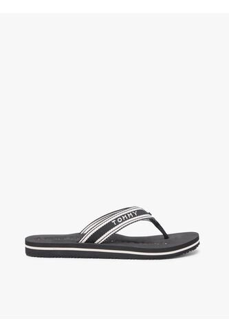 Sandalias Negro Con Tiras De Tejido Trenzado Tommy Hilfiger Tommy Hilfiger