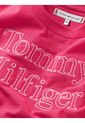 Camiseta Essential Con Logo Bordado Niña Rosa Tommy Hilfiger de Tommy Hilfiger