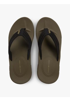 Sandalias Negro Con Plantilla Anatómica Tommy Hilfiger