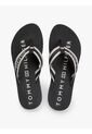 Sandalias Negro Con Tiras De Tejido Trenzado Tommy Hilfiger de Tommy Hilfiger