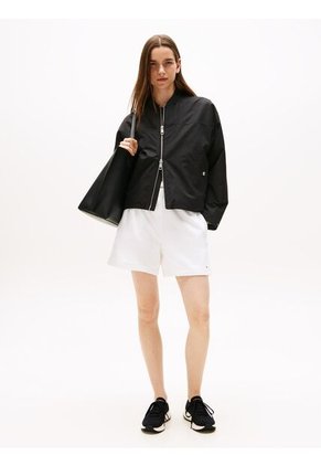 Tenis Negro De Punto Con Logo Bordado Tommy Hilfiger