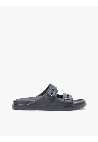 Sandalias Negro Ligeras Con Hebillas Y Suela Dentada Tommy Hilfiger Tommy Hilfiger