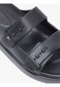 Sandalias Negro Ligeras Con Hebillas Y Suela Dentada Tommy Hilfiger de Tommy Hilfiger