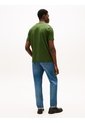 Camiseta Verde De Cuello Redondo Con Logo Bordado Tommy Hilfiger de Tommy Hilfiger