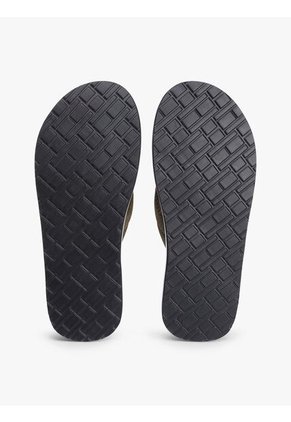 Sandalias Verde Con Parche Con Escudo Tommy Hilfiger