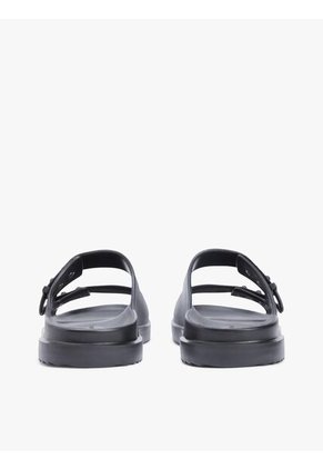 Sandalias Negro Ligeras Con Hebillas Y Suela Dentada Tommy Hilfiger
