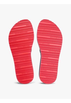 Sandalias Multicolor De Cuña Con Tira Trenzada Tommy Hilfiger