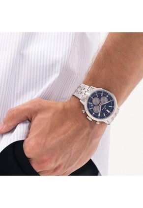 Reloj Tommy Hilfiger Modelo 1710753 Plateado Hombre