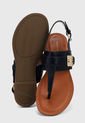 Sandalia Plana Azul Oscuro-Blanco Tommy Hilfiger de Tommy Hilfiger