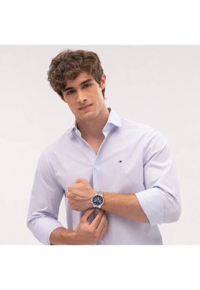 Reloj Tommy Hilfiger Modelo 1710753 Plateado Hombre