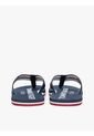 Sandalias Azul De Tiras De Textil Trenzado Con Logo Tommy Hilfiger de Tommy Hilfiger
