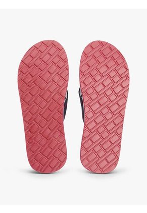 Sandalias Azul De Tiras De Textil Trenzado Con Logo Tommy Hilfiger