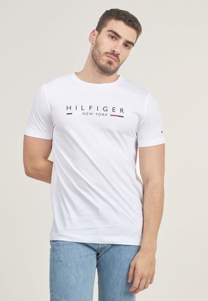 Camiseta Blanco-Azul Tommy Hilfiger