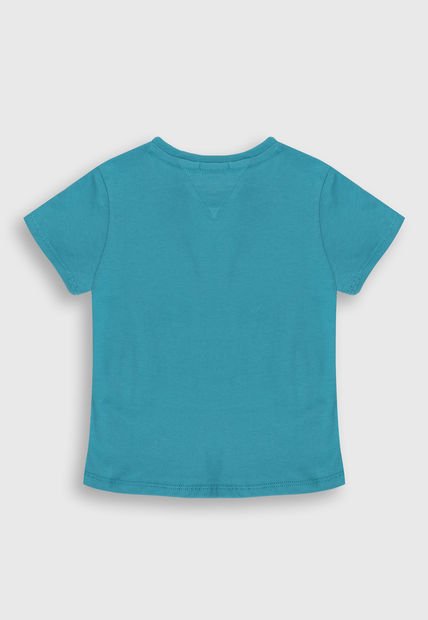 Camiseta Azul Aguamarina Tommy Hilfiger Kids