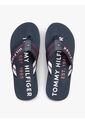 Sandalias Azul De Tiras De Textil Trenzado Con Logo Tommy Hilfiger de Tommy Hilfiger