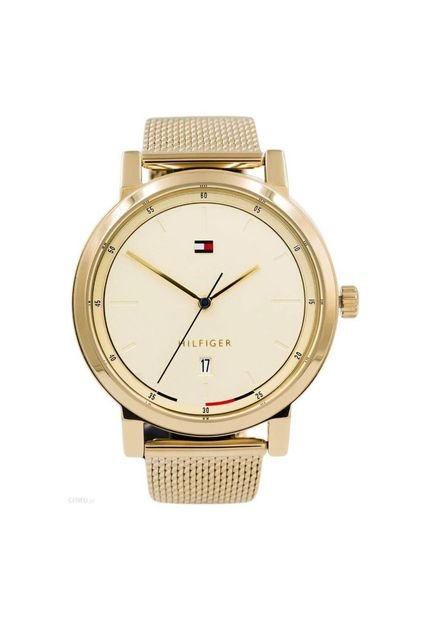 reloj tommy hombre dorado