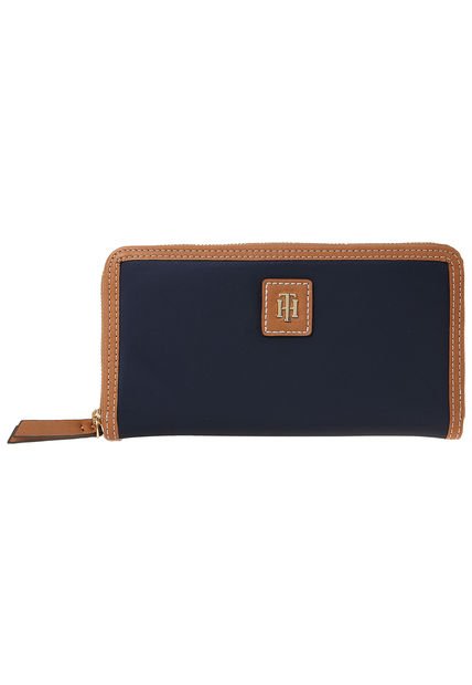 Billetera Azul - Café Tommy Hilfiger