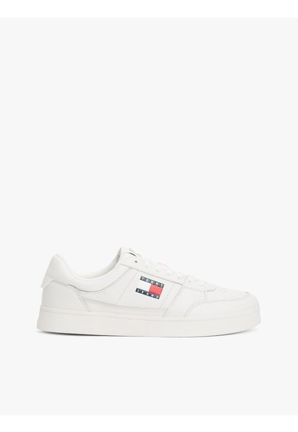 Tenis Blanco The Greenwich Essential De Cuero Tommy Hilfiger