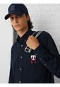 Camisa De Con Monograma Azul Tommy Hilfiger de Tommy Hilfiger