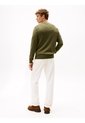 Saco Verde De Cuello Redondo Con Logo Bordado Tommy Hilfiger de Tommy Hilfiger
