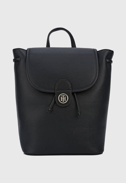 Morral  Negro-Dorado Tommy Hilfiger
