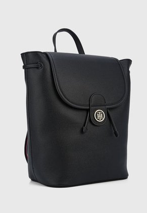 Morral  Negro-Dorado Tommy Hilfiger