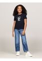 Camiseta Azul Con Logotipo Metalizado Tommy Hilfiger de Tommy Hilfiger