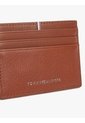 Tarjetero Marrón Corporate De Cuero Con Logo Tommy Hilfiger de Tommy Hilfiger