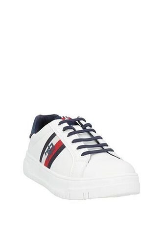 Tenis Con Rayas Para Niños Blanco Tommy Hilfiger Tommy Hilfiger