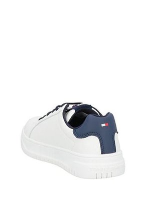 Tenis Con Rayas Para Niños Blanco Tommy Hilfiger