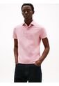 Polo Rosado Con Cuello Wide Spread Tommy Hilfiger de Tommy Hilfiger