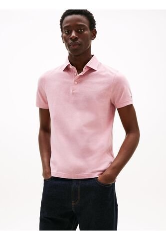 Polo Rosado Con Cuello Wide Spread Tommy Hilfiger Tommy Hilfiger