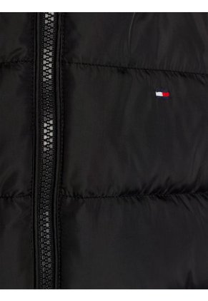 Chaqueta Niña Negra Essential Con Capota Y Plumón Tommy Hilfiger
