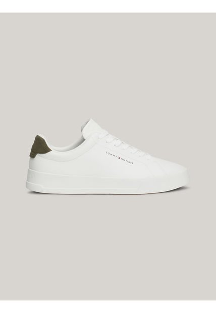 Tenis Verde Granuladas Con Logo Tommy Hilfiger