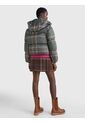Chaqueta Acolchada Amplia De Cuadros Mujer  Tommy Hilfiger de Tommy Hilfiger