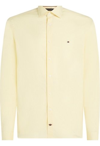 Camisa Amarillo Flex Poplin De Corte Slim Tommy Hilfiger Tommy Hilfiger