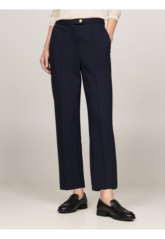 Pantalón Azul De Corte Slim Con Raya Marcada Tommy Hilfiger Tommy Hilfiger