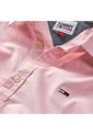Camisa Oxford Con Logo Hombre Rosa Tommy Jeans de Tommy Hilfiger